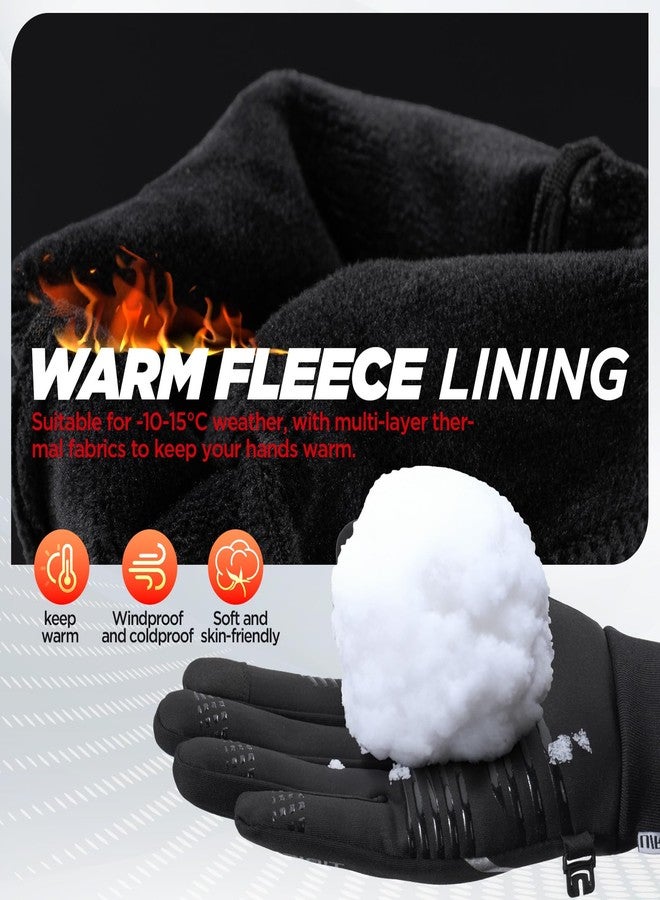 RUIXUE Winter Gloves Men Women, Warm Thermal Windproof Touchscreen Non-Slip,for Cycling Driving Running Hiking - Image 5
